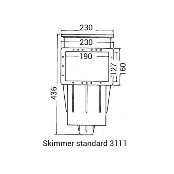 Skimmer Hayward petite meurtrière