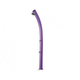 Douche solaire Jolly courbée 25L en aluminium avec rince pieds 2