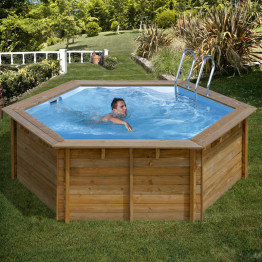 Bâche d'hiver pour piscine en composite octogonale allongée - GRE - Happy  bois - Le spécialiste des piscines hors sol en bois