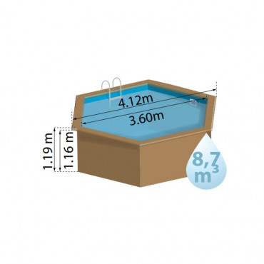 Piscine Sunbay Vanille