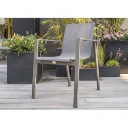 Fauteuil jardin Zahara taupe