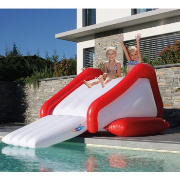 Toboggan gonflable hydrojet