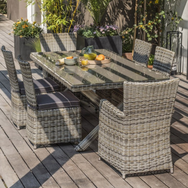 Ensemble table et chaise Bali