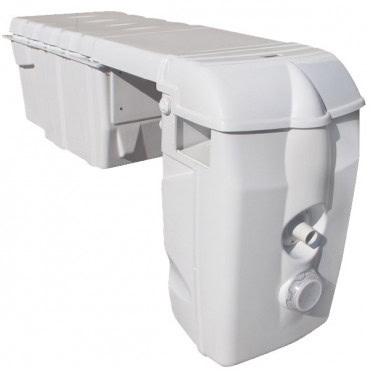 Piscine Polybloc avec bloc filtrant et escalier