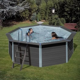 Piscine hors sol composite 4,10 x 1,24 m
