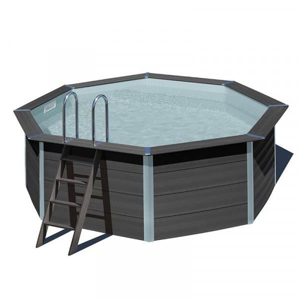 Piscine hors sol composite 4,10 x 1,24 m