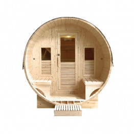 Sauna Extérieur à vapeur Gaïa Luna paysage 2