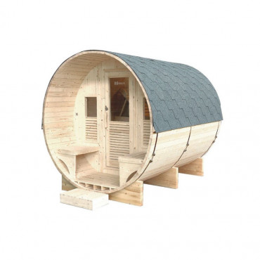 Sauna Extérieur à vapeur Gaïa Luna vue extérieur