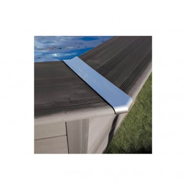 Piscine hors sol composite 8,04 x 3,86x 1,24m