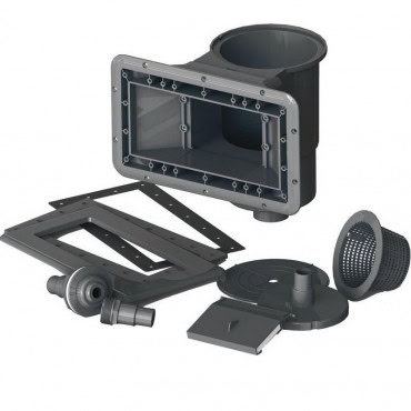 Piscine hors sol composite 4,66 x 3,26 x 1,24m