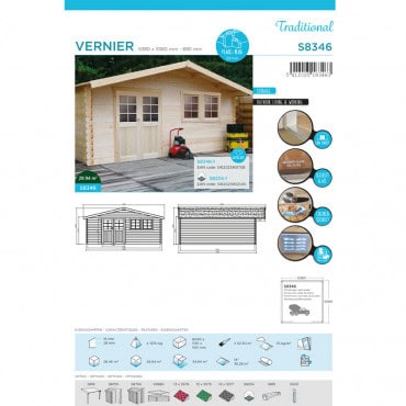 Abri de jardin Vernier