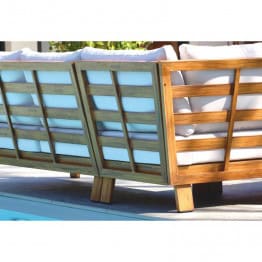 Salon de jardin d'angle Majorque 5 places 2