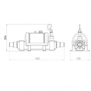 Réchauffeur piscine 3kw Nano