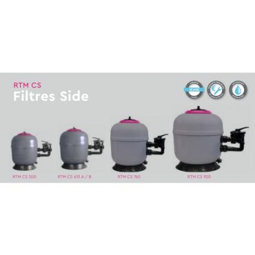 Filtres à sable RTM classique Top et Side