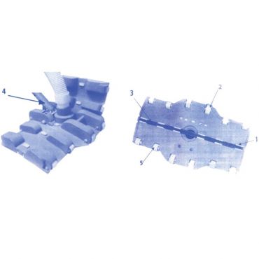 Axe an acier pour poignée balai Bendervac