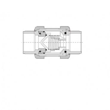 Clapet anti retour femelle à coller PVC