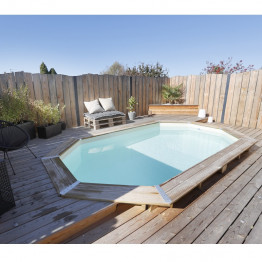 Piscine bois Azura 610 x 400 x 120 cm