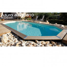 Piscine bois Azura 610 x 400 x 120 cm 2