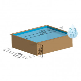 Piscine Sunbay City 2,25 x 2,25 x 0,68 m 2