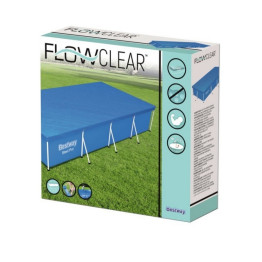 Bâche été pour piscine hors-sol Steel Pro rectangulaire 400 x 211 cm 2