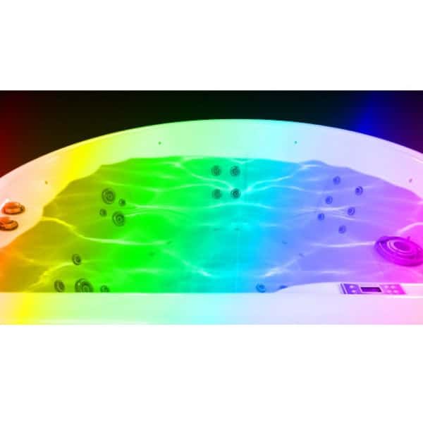 Spa rigide Netspa Halfmoon Wave chromothérapie