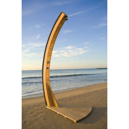 Douche solaire Giordano 20 l teck avec socle