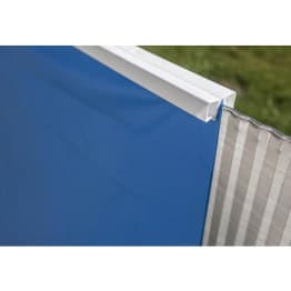Liner 75/100 overlap pour piscine en acier en huit