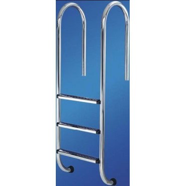 Echelle piscine droite 3 marches INOX