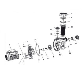 Turbine pour pompe Aqua plus / Streamey