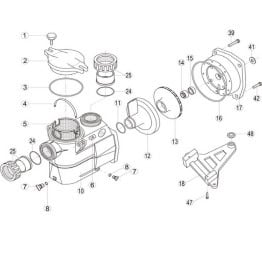 Cache ventilateur pompe Kripsol KS et Ondina 2