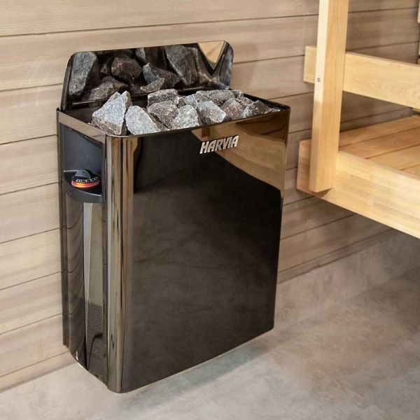 Poêle The Wall black E 4,5 à 8 kW Harvia