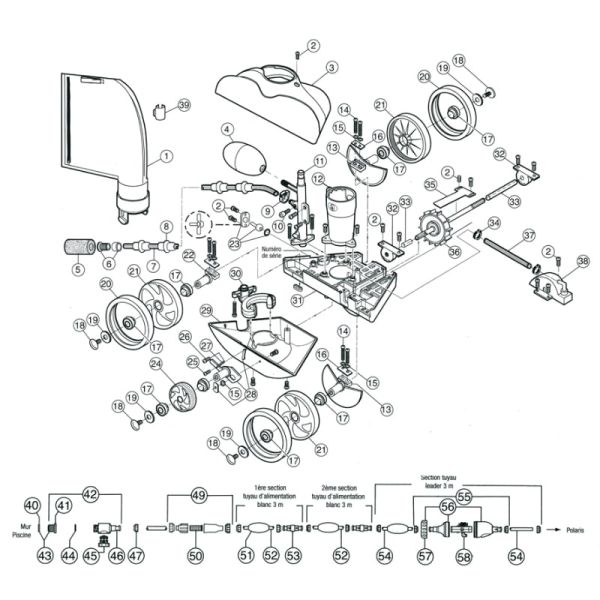 3-capot bleu polaris 280