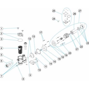 21 - Roulement pompe Astral New Europa SE2R
