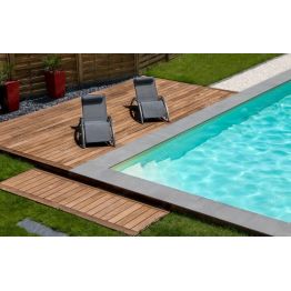 Mini Piscine -10m² en bloc polystyrène avec mur filtrant GS8 2