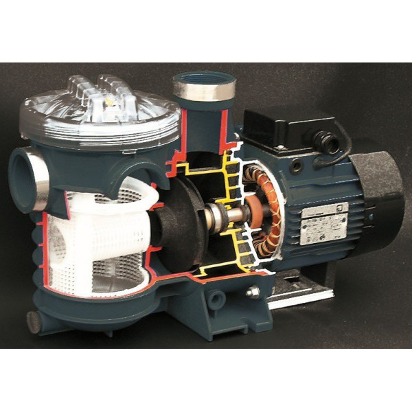 Intérieur pompe piscine Filtra KSB