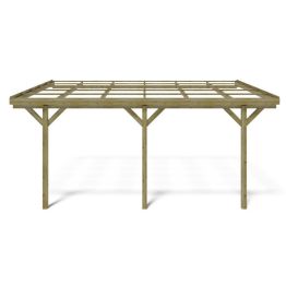 Carport, abri de voiture 5,24 x 3 m, 15 m² 2