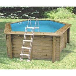Piscine bois ronde Sunwater 410- Ø 4,10 x 1,20 m