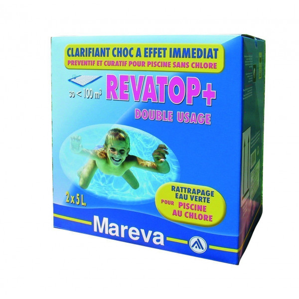 Anti algues Top 3 de Mareva - 5L - Home Piscine, expert piscine