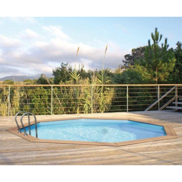Piscine WEVA bois 4,37m x 1,20m