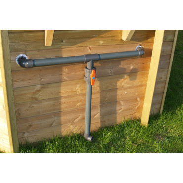 Piscine Linéa 650 x 350 x 140 cm liner bleu