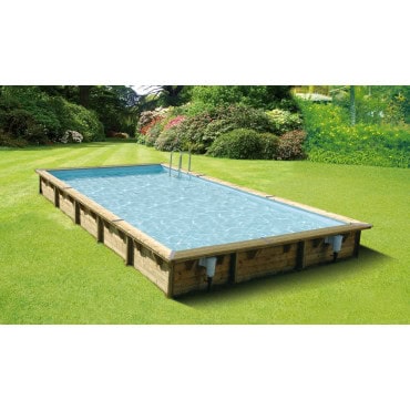 Piscine Linéa 800 x 500 x 140 cm liner bleu