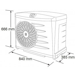Pompe à chaleur piscine Zodiac Power 11 70m3 2