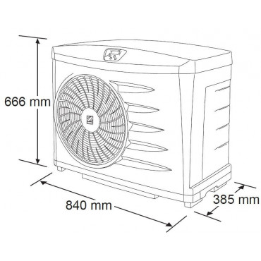 dimensions PAC Zodiac Power 11