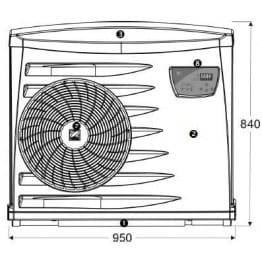 Pompe a chaleur Zodiac Premium Powerfirst 8 50m3 2