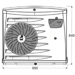 Pompe à chaleur Zodiac Powerfirst Premium 11 kw 2