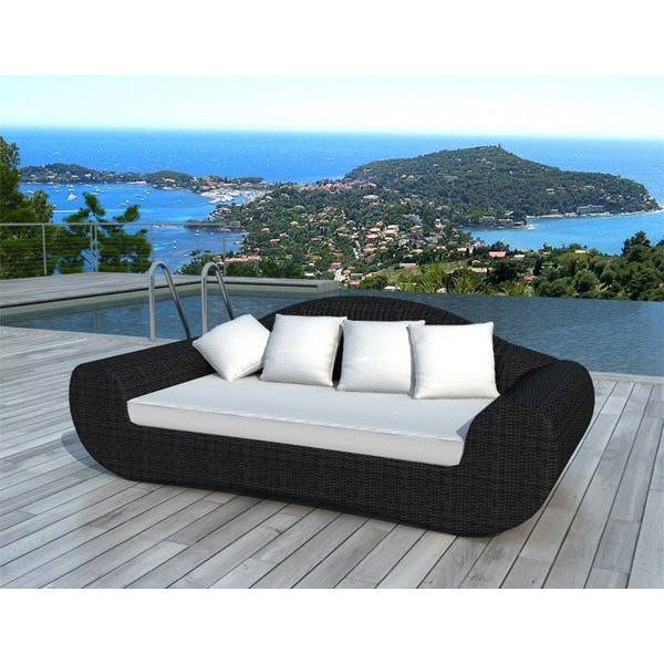 Canapé Bali résine tressée