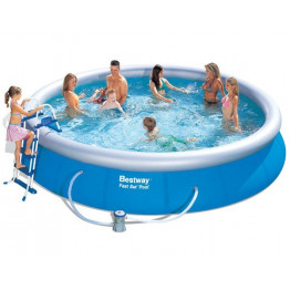 Piscine autoportante ronde filtre à cartouche + accessoires 2