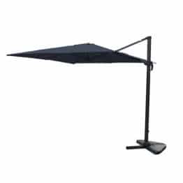 Parasol déporté rectangulaire blanc 2