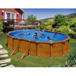 Kit piscine hors sol acier ovale MAURITIUS - 730 2