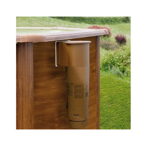 Kit piscine hors sol acier ronde MALDIVAS - Filtre à cartouche